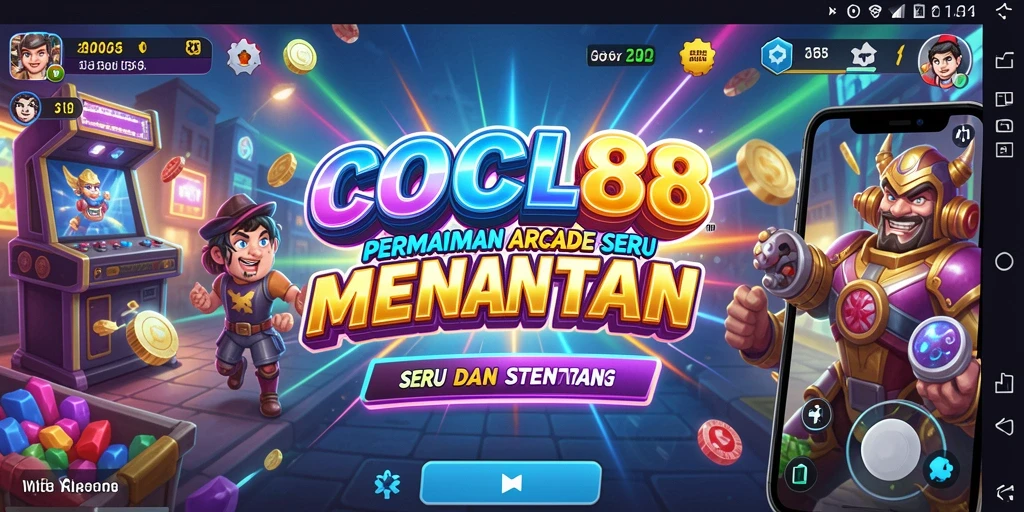 Tampilan gameplay COCOL88 yang menyenangkan dan penuh warna.