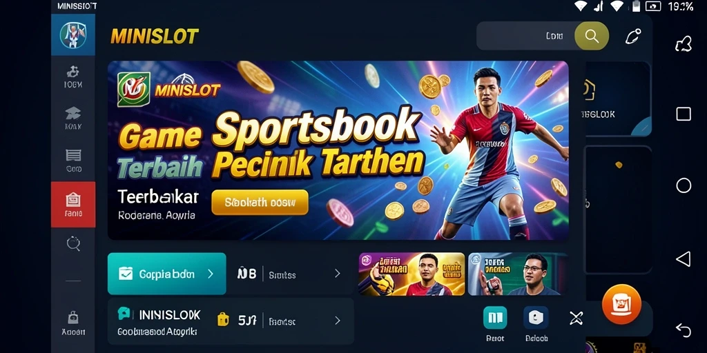 Tampilan gameplay MINISLOT yang menarik untuk taruhan olahraga.