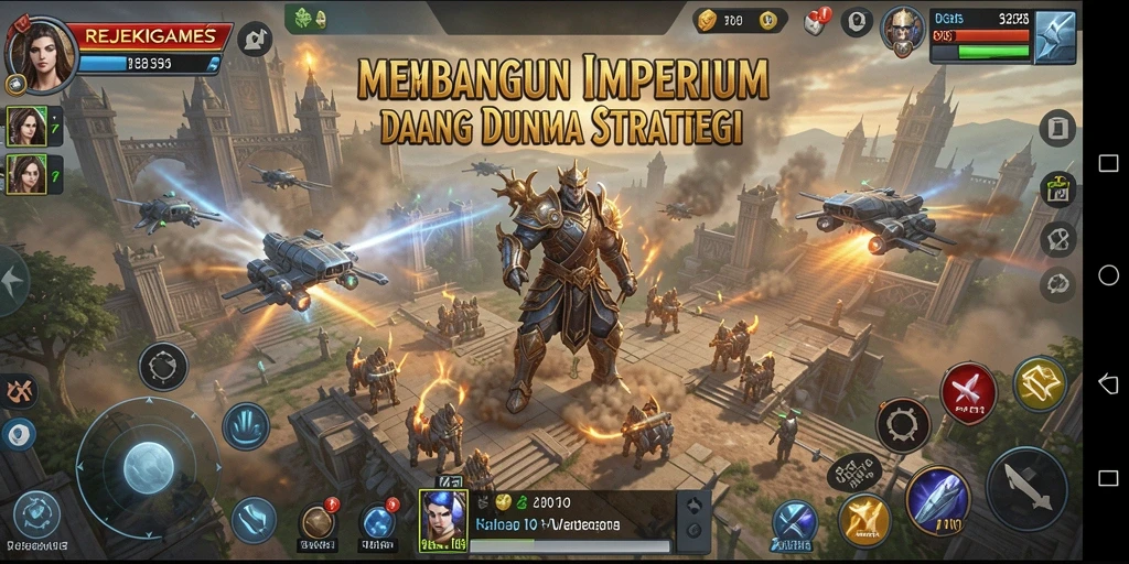 Tampilan gameplay yang mendebarkan dalam REJEKIGAMES.